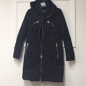 Miss Sixty Faux Fur Lined Coat